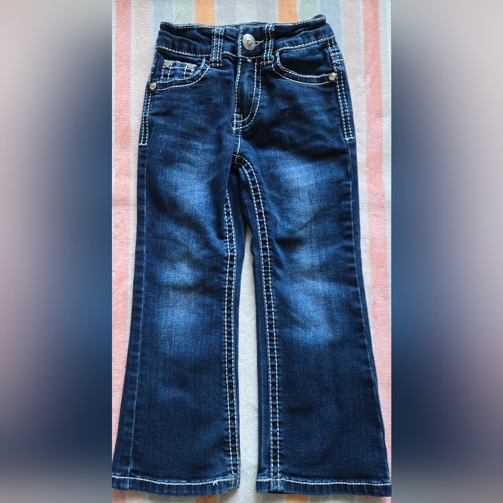 Girls (4) Rodeo Girl Blue Jeans